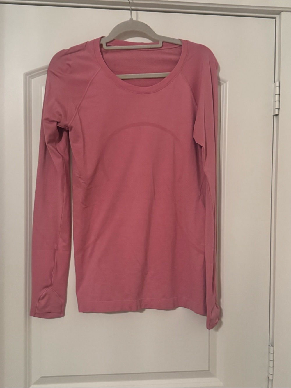 lululemon athletica Long Sleeve Crew Top in Dusty Rose